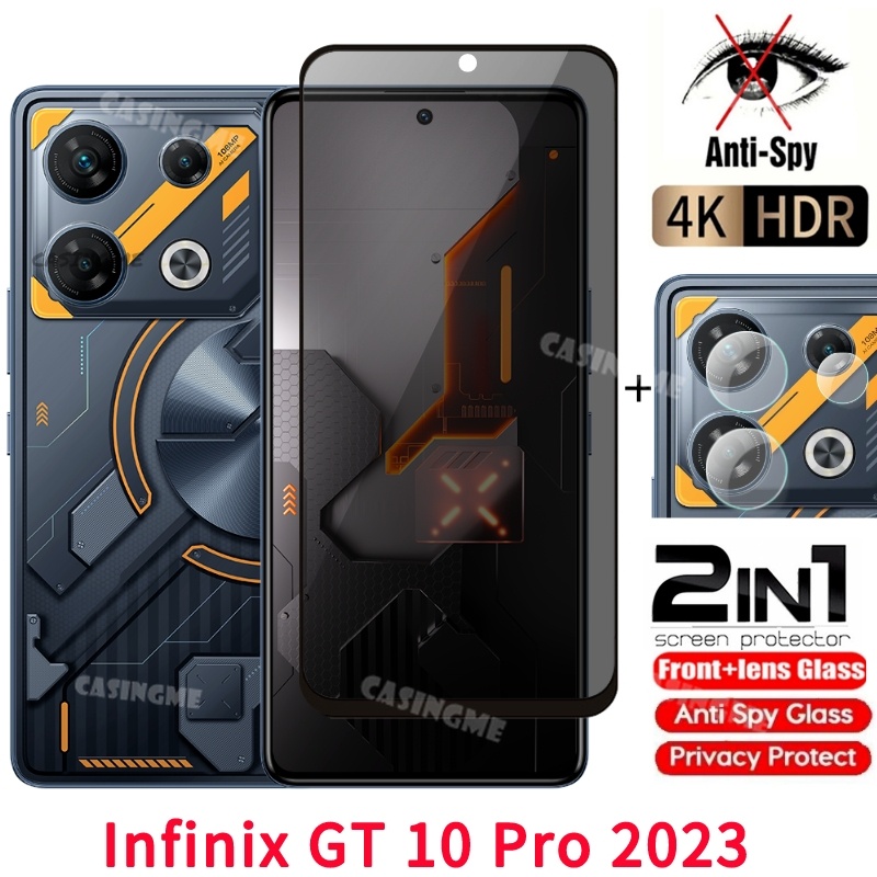 Infinix GT 20 Pro 2023 Phim bảo mật chống Peek Kính cường lực riêng tư cho Infinix GT 10 Pro GT10Pro