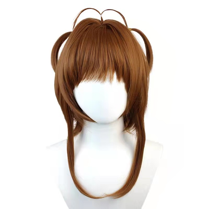 Cardcaptor Sakura Cosplay Costume Lolita Maid Dress Anime Wig Sakura Card Captor Sakura Kinomoto Halloween