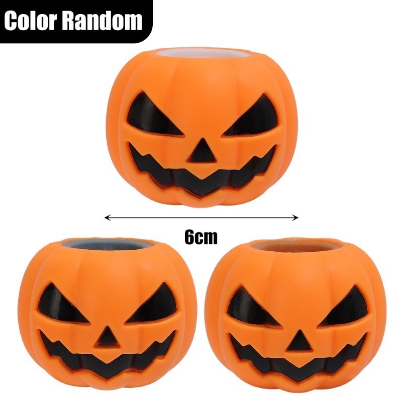 Đồ Chơi Bóp Xả stress Hình Quả Bí Ngô Ma Quỷ