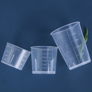 Cốc đo lường bằng nhựa, cốc nhựa đo lường thể tích 100ml, 50ml, 30ml-gardenofe