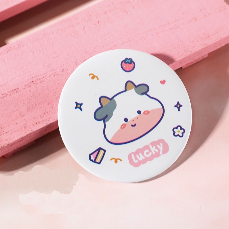 Gương trang điểm hình tròn có đường kính khoảng 7cm