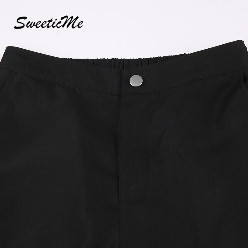 Quần Dài Ống Loe Lưng Cao Màu Trơn Đính Nơ Thời Trang Mới 2023 Cho Nữ