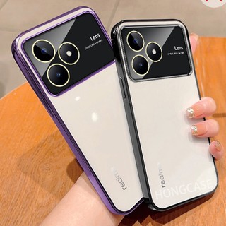 Ốp Lưng Cho realme C53 C51 NFC realmeC53 4G Note50 realmeC63 C63 2024 Ốp lưng TPU Mềm Mạ Linh Hoạt Ốp Lưng Chống Sốc Bảo Vệ Ống Kính Máy Ảnh Trong Suốt