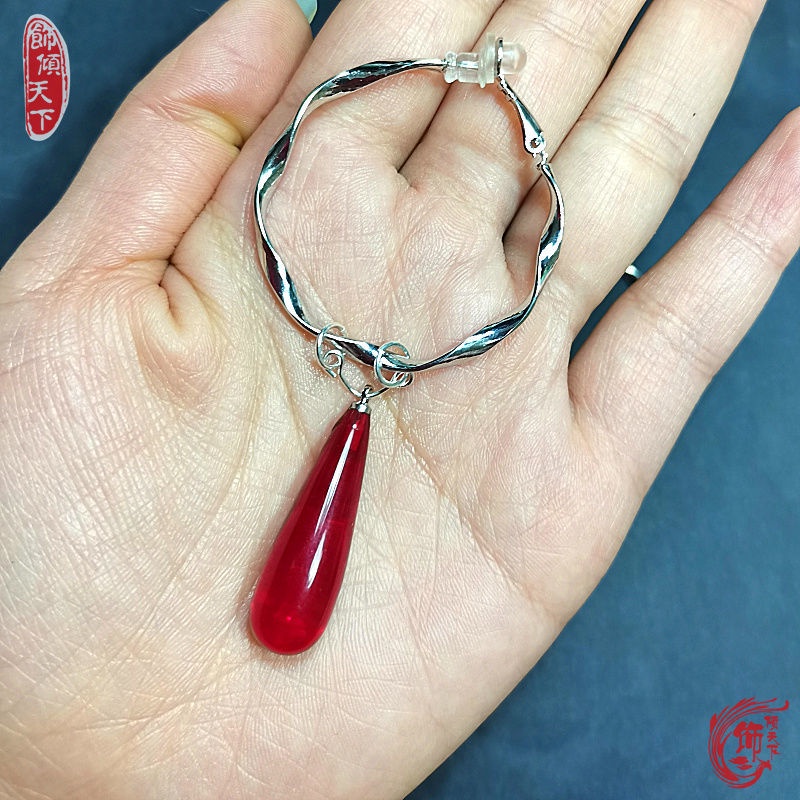 Khuyên Tai Lớn Hình Truyện Tranh Hoa Thiên Nhiên Không Cần Xỏ Lỗ Khuyên Tai / Khuyên Kẹp Tai Chống Va Chạm Hóa Máu Đi Mưa Thăm Hoa Thiên Đường Chính Thức zpt20230821