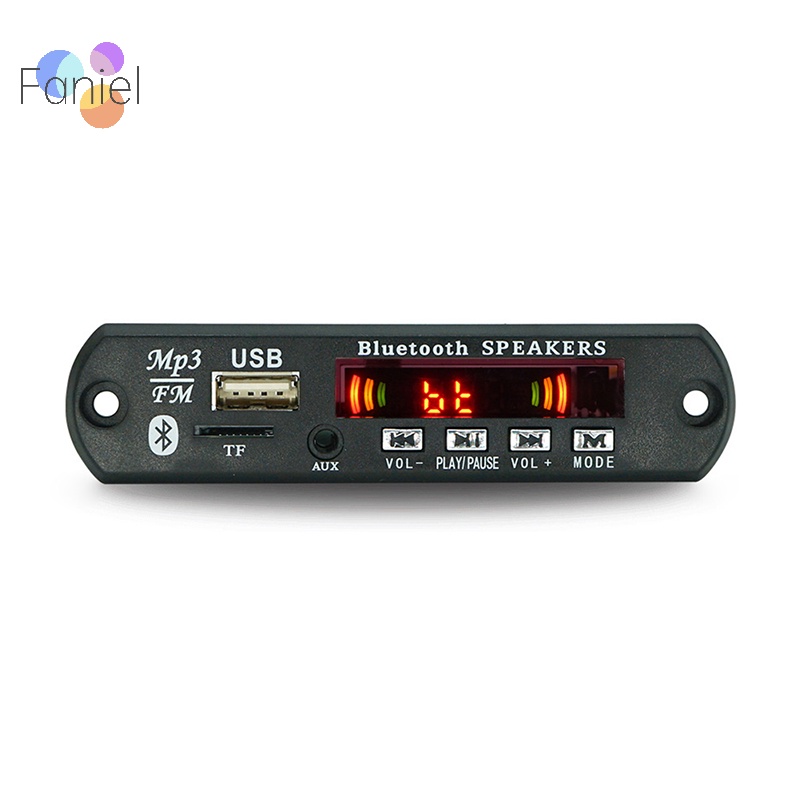 Mô-đun Giải Mã Âm Thanh usb tf fm bluetooth 5.0 9v-12v mp3 wma Màn Hình Màu Điều Khiển Từ Xa Cho Xe Hơi