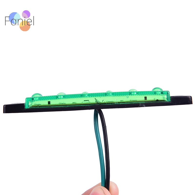 1 Đèn led 6 Bóng 12v 6 Bóng Gắn Hông Xe Hơi Báo Tín Hiệu Hãm Phanh