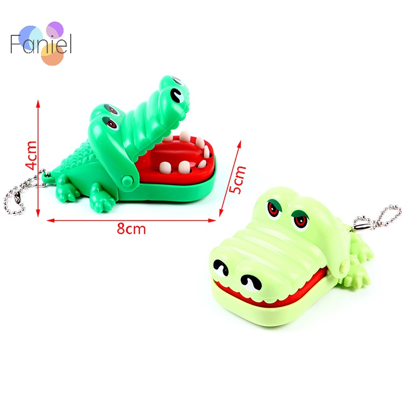 Đồ Chơi Móc Khóa Hình Cá Sấu Cắn Ngón Tay Sáng Tạo Cỡ Nhỏ M I