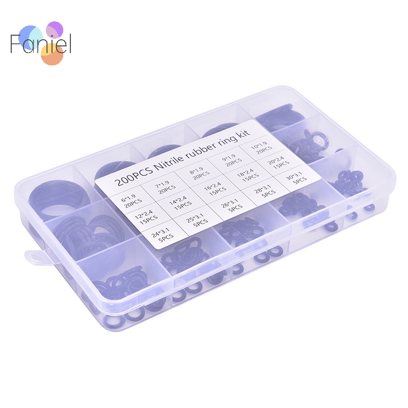 Set 200 Vòng Đệm Cao Su Hình Chữ o Cho Máy Giặt