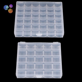 Hộp rỗng đựng suốt chỉ 25 / 36 ngăn tiện dụng