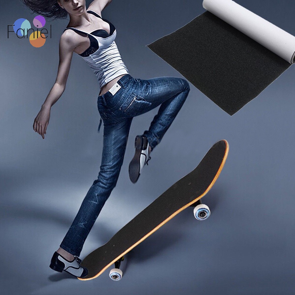 Cuộn Băng Keo Giấy Nhám 81 cm * 22 cm Dán Ván Trượt