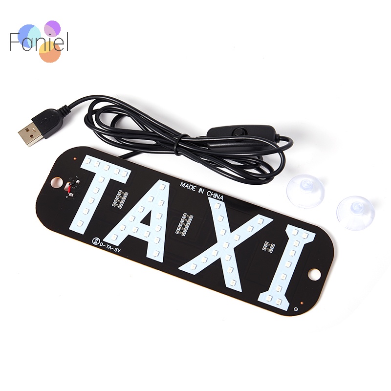 Đèn led 12v Chiếu Sáng Bảng Số Xe taxi Có Cáp usb