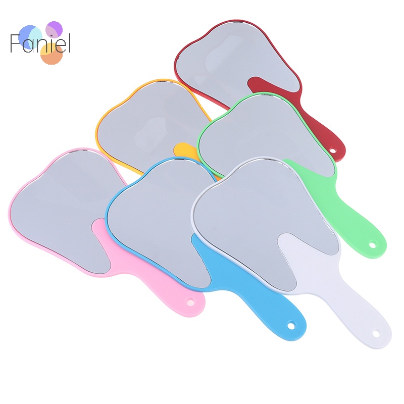 1 Chiếc Gương Soi Răng Cầm Tay Hình Chiếc Răng Cách Ly Răng Miệng