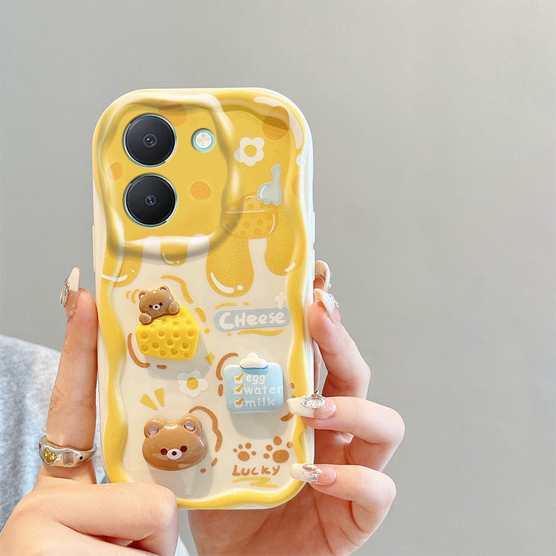 Ốp lưng vivo y36 Ốp Điện Thoại Gắn Búp Bê 3d Xinh Xắn Cho vivo y36 Dễ Thương