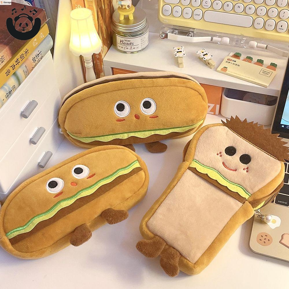 Túi Đựng Bút Hình Hamburger Vui Nhộn Sáng Tạo CFH