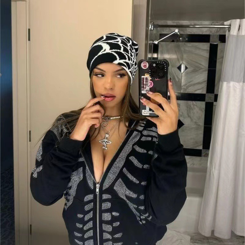 Thời Trang Mũ Dệt Kim In Chữ Phong Cách hip hop Đường Phố Cho Nam / Nữ