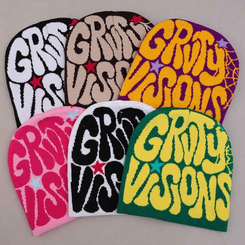 Thời Trang Mũ Dệt Kim In Chữ Phong Cách hip hop Đường Phố Cho Nam / Nữ