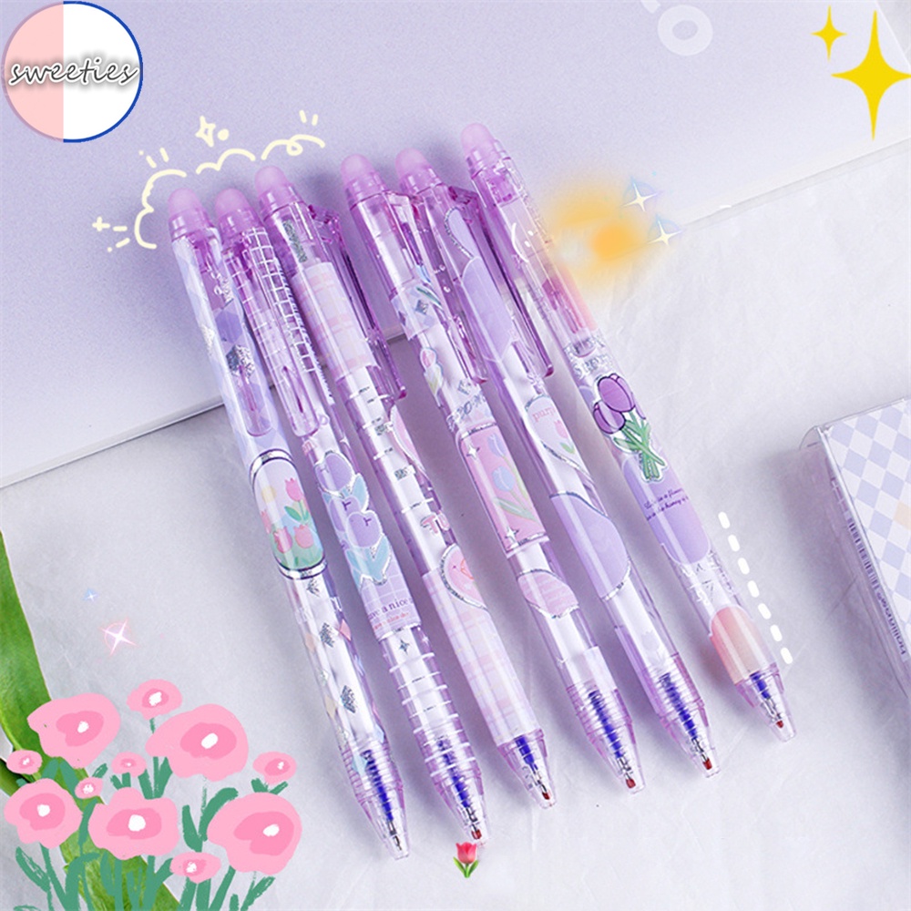 Set 6 Bút Mực 0.5mm Ngòi Bút 0.5mm Màu Sắc Ngọt Ngào