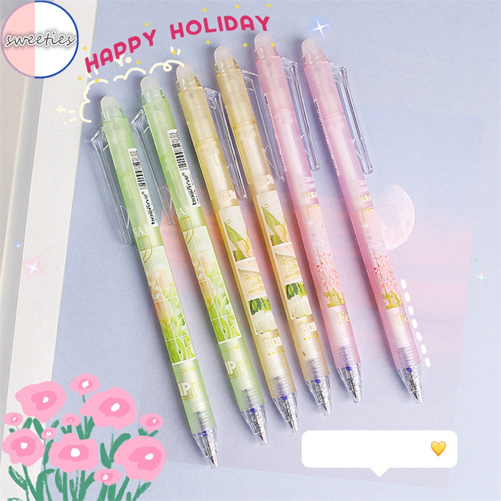 Set 6 Bút Mực 0.5mm Ngòi Bút 0.5mm Màu Sắc Ngọt Ngào