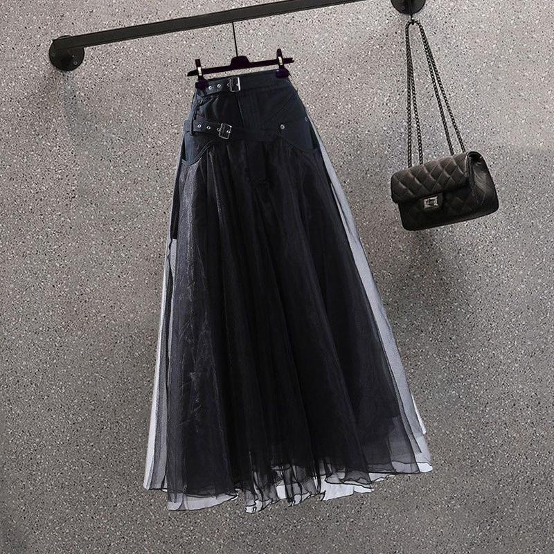 Set Áo Sơ Mi Và Chân Váy denim Phong Cách Thời Trang Đường Phố 2023 plus size#0821#