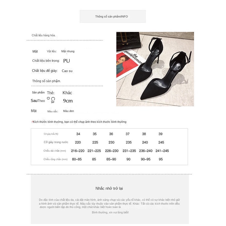 Giày Cao Gót Hở Ngón Phong Cách Mới Mùa Xuân Hè 2023 Dễ Phối Đồ Màu Đen Cho Nữ iqrz