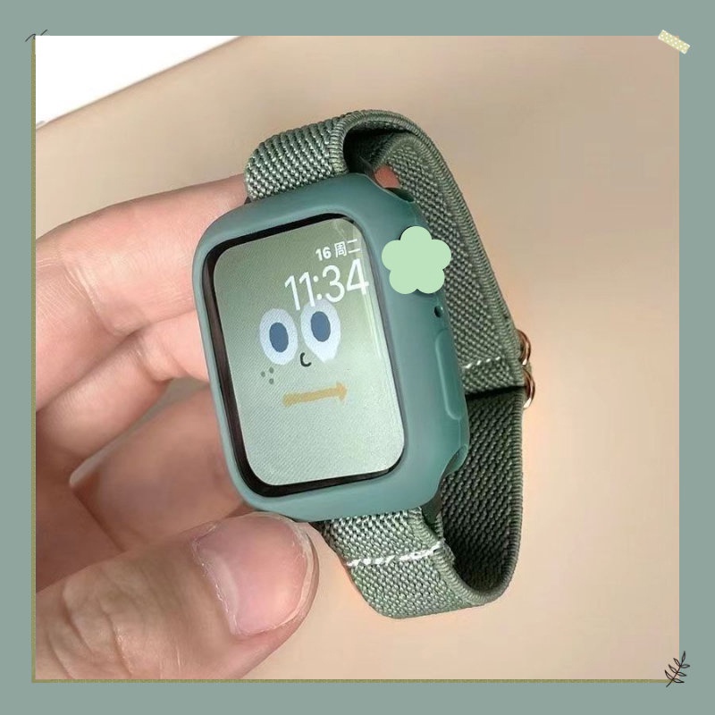 Dây Đeo nylon Có Khóa Trượt Cho Đồng Hồ Thông Minh aw 49mm ultra 44mm 45mm 42mm 4 3 2 1 7 6 5 se 8 40mm 41mm 38mm