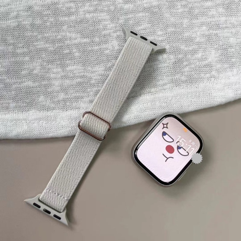 Dây Đeo nylon Có Khóa Trượt Cho Đồng Hồ Thông Minh aw 49mm ultra 44mm 45mm 42mm 4 3 2 1 7 6 5 se 8 40mm 41mm 38mm