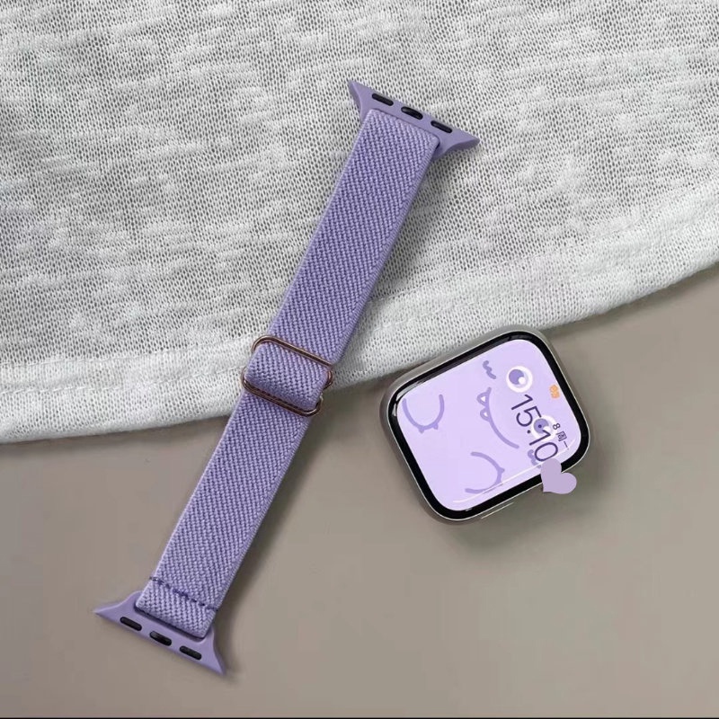 Dây Đeo nylon Có Khóa Trượt Cho Đồng Hồ Thông Minh aw 49mm ultra 44mm 45mm 42mm 4 3 2 1 7 6 5 se 8 40mm 41mm 38mm