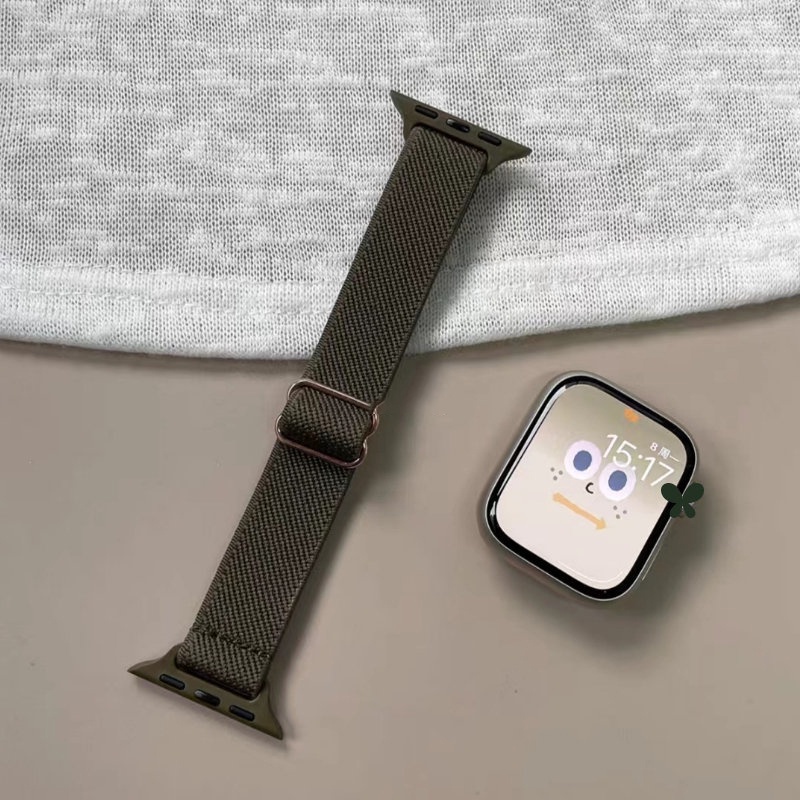 Dây Đeo nylon Có Khóa Trượt Cho Đồng Hồ Thông Minh aw 49mm ultra 44mm 45mm 42mm 4 3 2 1 7 6 5 se 8 40mm 41mm 38mm