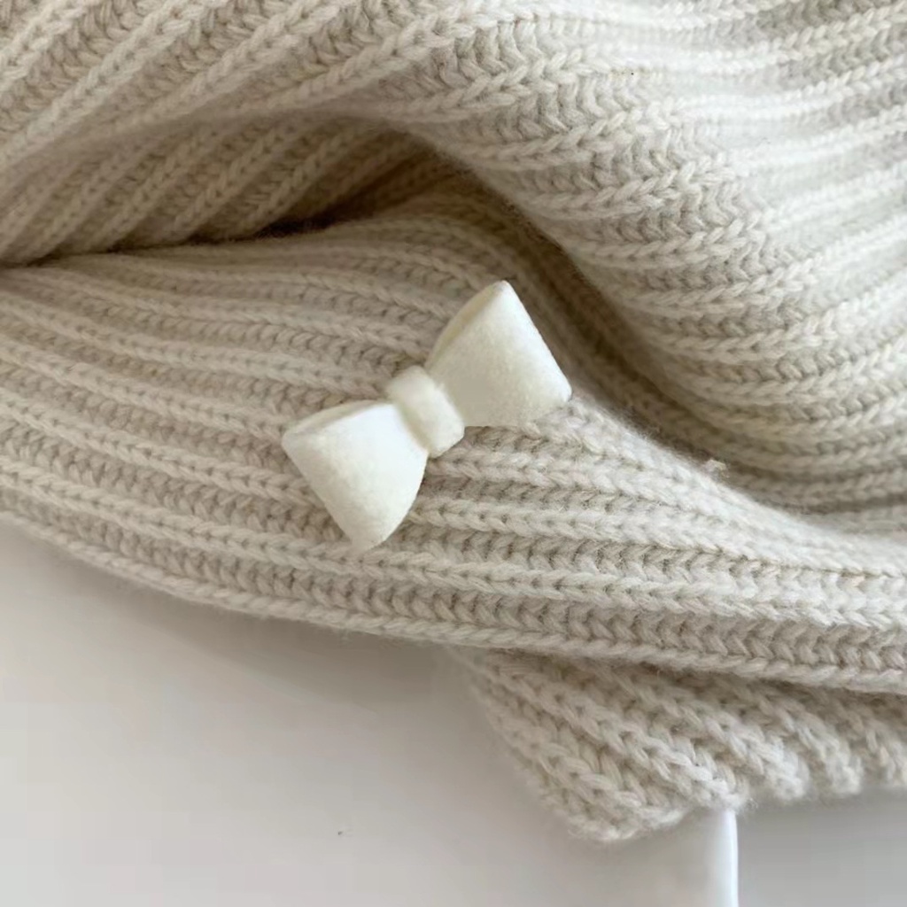 Kẹp Tóc Nơ Nhỏ Bằng Nhung Đơn Giản Dành Cho Nữ