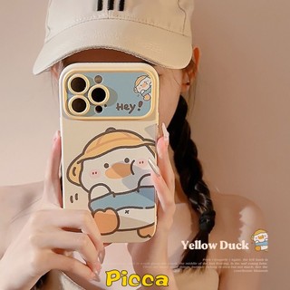Dễ Thương Ốp Điện Thoại Hình Chú Vịt Cho iphone 7 8 plus 6 6s plus xr 11 15 pro max 11pro max 14 13 12 pro max 15plus x xs max se 2020