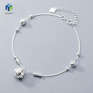 HEALMEYOU Vòng Lắc Chân Hở Ngón Có Chuông Phong Cách Cổ Điển Có Thể Điều Chỉnh Cho Nữ