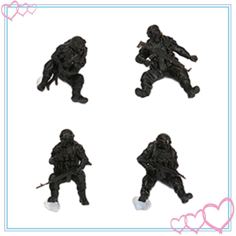 Bộ 4 Mô Hình Cảnh Sát Cử Chỉ 1 / 72