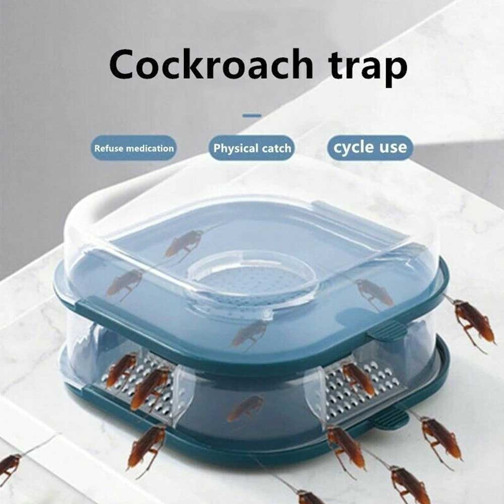 Cockroach Trap Efficient Roach Cockroach Catcher Box Reusable Eco Friendly Insect Killer Spider Ant Trap
