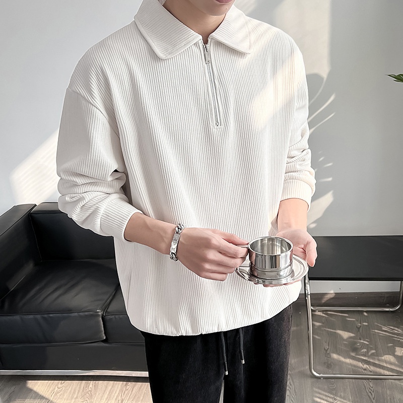 Áo sweater Khóa Kéo Nửa Chất liệu siêu mềm Thường Ngày Mùa Thu Đông Cho Nam