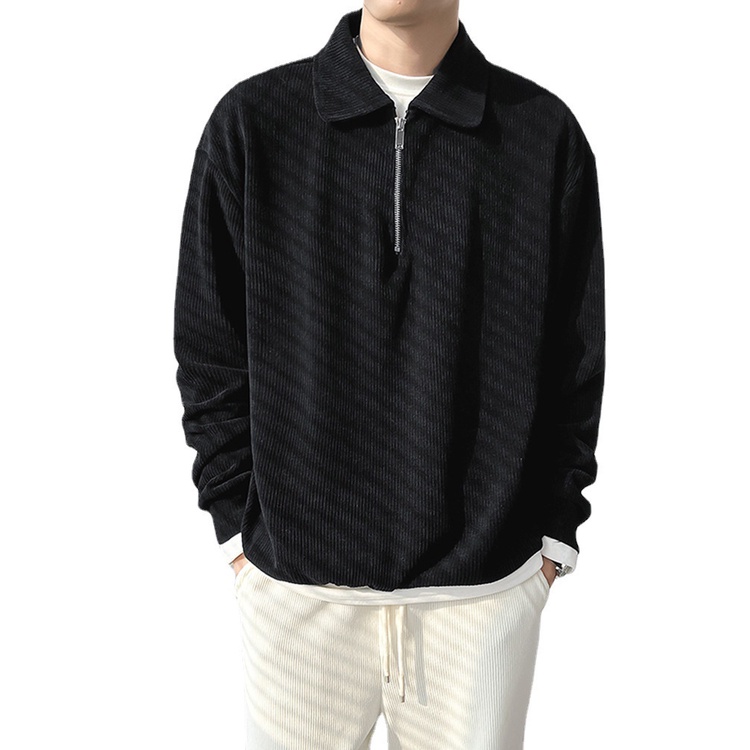 Áo sweater Khóa Kéo Nửa Chất liệu siêu mềm Thường Ngày Mùa Thu Đông Cho Nam