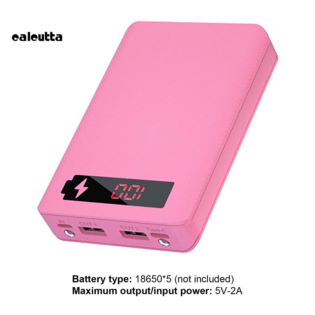 Pin Sạc Dự Phòng Không Hàn 5x18650 Tiện Dụng