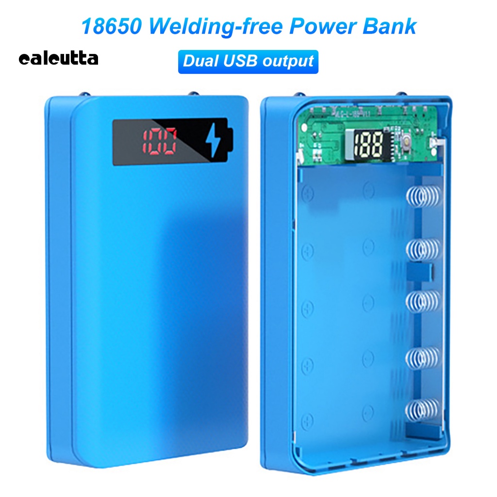 Pin Sạc Dự Phòng Không Hàn 5x18650 Tiện Dụng