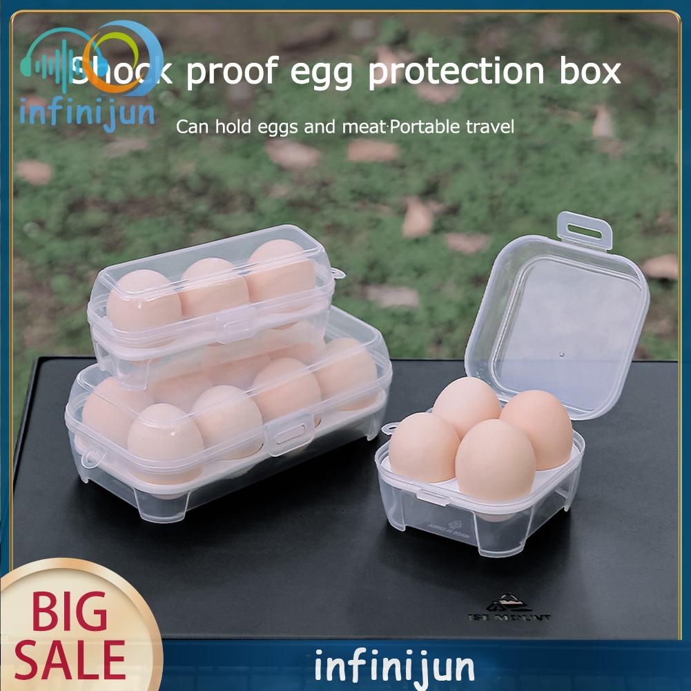 Hộp Đựng Trứng 3 / 4 / 8 Ngăn Dành Cho Đi Dã Ngoại