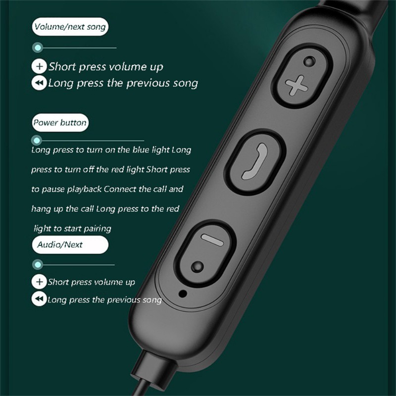 Tai Nghe bluetooth 5.1 Không Dây b6 Đeo Cổ Thông Dụng Kèm mic jpvn
