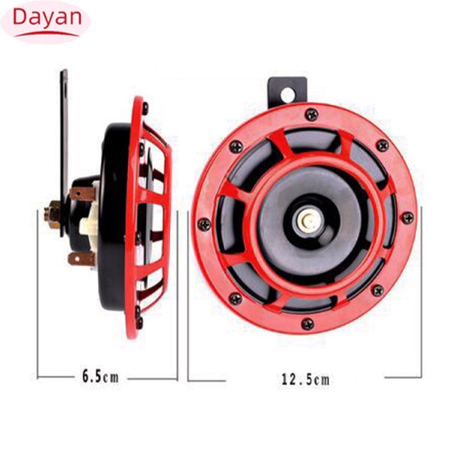 Bộ 2 Kèn Hơi 12v 125mm Hai Tông Siêu Lớn Chống Thấm Nước Cho Xe Hơi / Xe Tải / Xe Máy