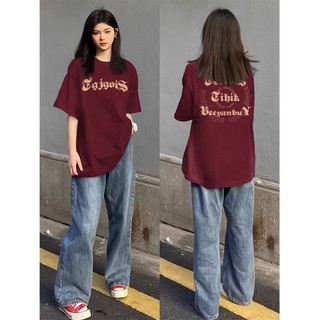 Áo Thun 100% cotton Ngắn Tay Phong Cách retro Thời Trang Mùa Hè Dành Cho Nữ
