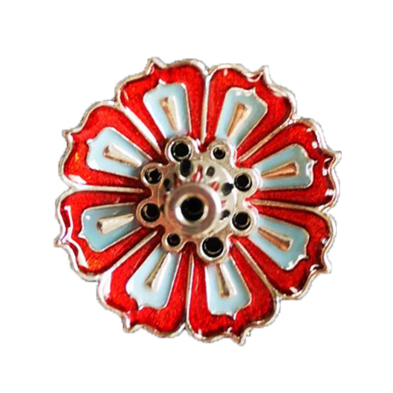 Đế đốt nhang trầm hương hình hoa sen bằng đồng, Đế cắm nhang 9 lỗ hình hoa sen đẹp mắt