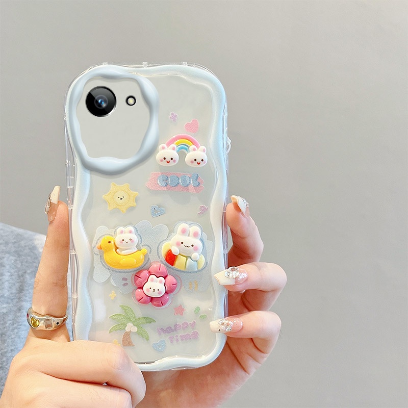 Ốp lưng realme c30 ốp lưng realme c30s Dễ Thương Ốp Điện Thoại Họa Tiết Hoạt Hình 3d Thời Trang Cho realme c30 / c30s
