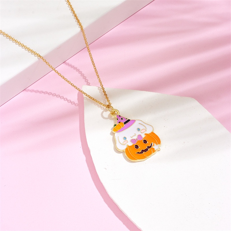 Vòng cổ Mạ Vàng Mặt Hình Bí Ngô sanrio Hoạt Hình