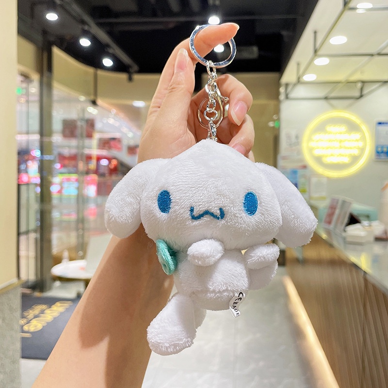 Sanrio Móc Khóa hello kitty my melody cinnamoroll Nhồi Bông Đáng Yêu