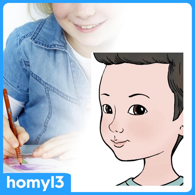 Bảng Luyện Tập Vẽ Mặt Và Trang Điểm Kích Thước 210mm297mm a4 Có Thể Giặt Được