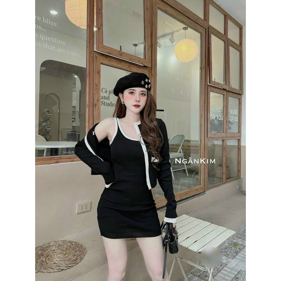 SET ĐẦM LEN ÔM BODY