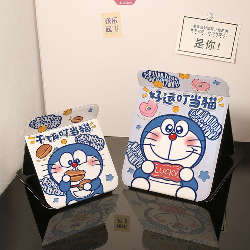 Doraemon Gương Trang Điểm Gấp Gọn Để Bàn Họa Tiết Hoạt Hình Dễ Thương