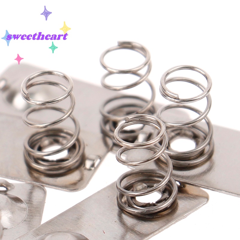 Bộ 10 Tấm Lót Lò Xo Kim Loại 21x9mm Thay Thế Chuyên Dụng