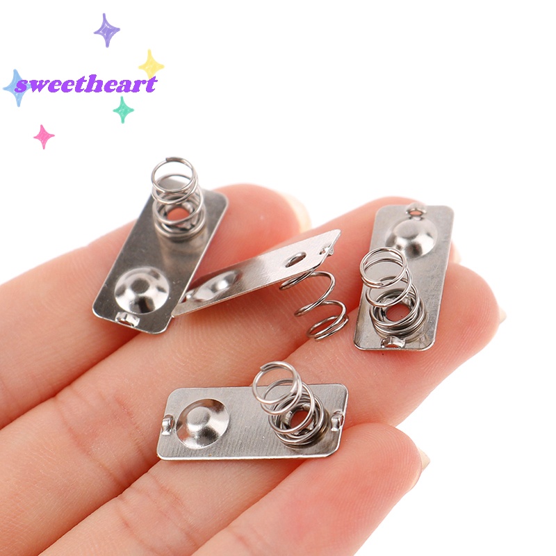 Bộ 10 Tấm Lót Lò Xo Kim Loại 21x9mm Thay Thế Chuyên Dụng